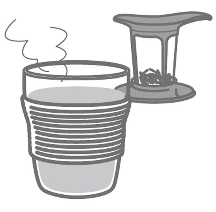 Infusor de chá Hario Handy Tea Maker Vermelho - 200ml - Urbe Café