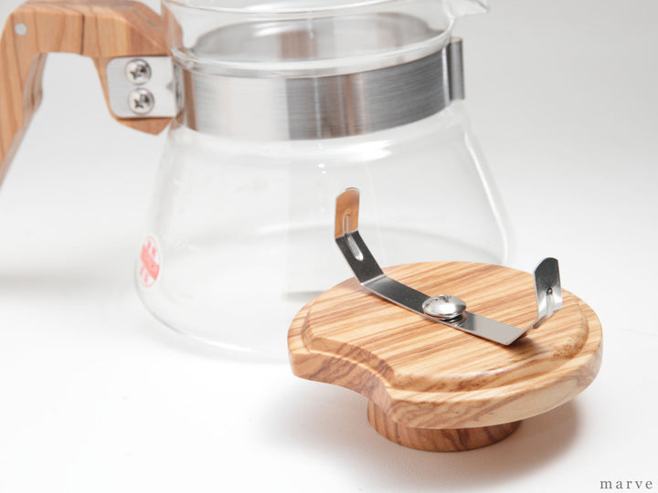 Jarra de Vidro Hario para Servir Café - Transparente 400 ml - Urbe Café