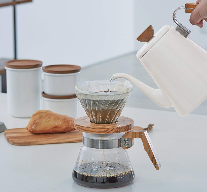 Jarra de Vidro Hario para Servir Café - Transparente 400 ml - Urbe Café