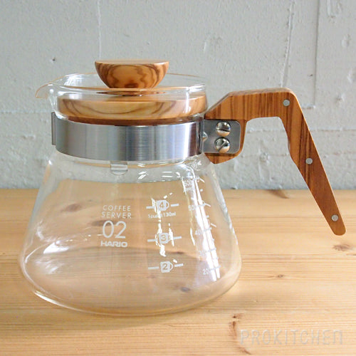 Jarra de Vidro Hario para Servir Café - Transparente 400 ml - Urbe Café