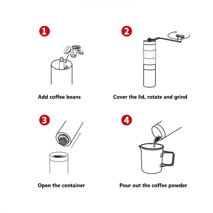 Mini Moedor de Café Manual com Lâminas de Cerâmica - 30g - Urbe Café