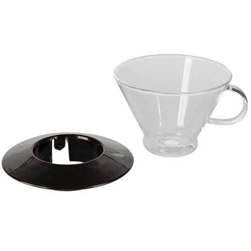 Suporte Para Filtro de Café Kalita Wave 185 Vidro Preto