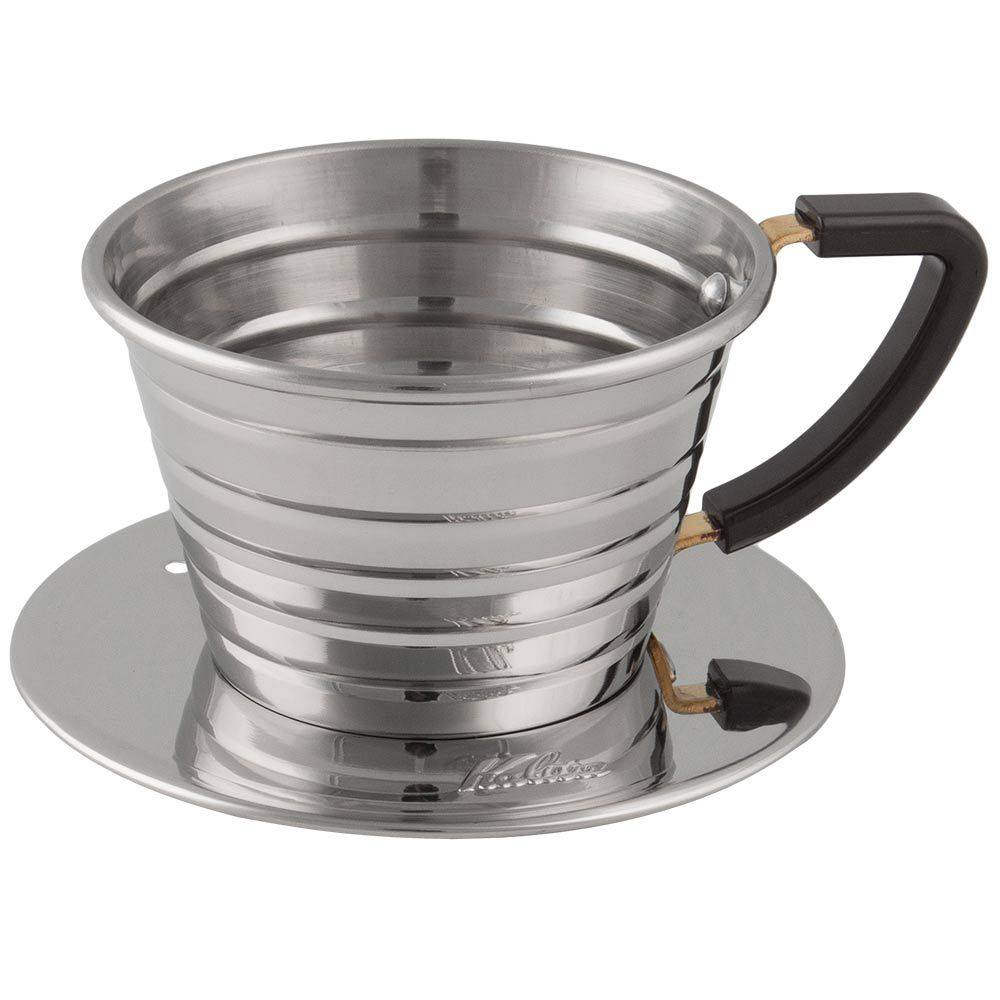 Suporte para Filtro de Café Kalita 185 Wave em Aço Inox - Urbe Café