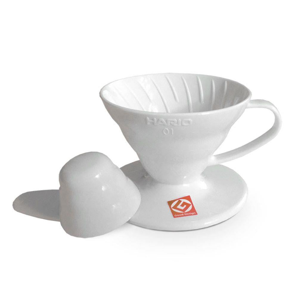 Suporte Para Filtro de Café Hario V60 Branco - Urbe Café