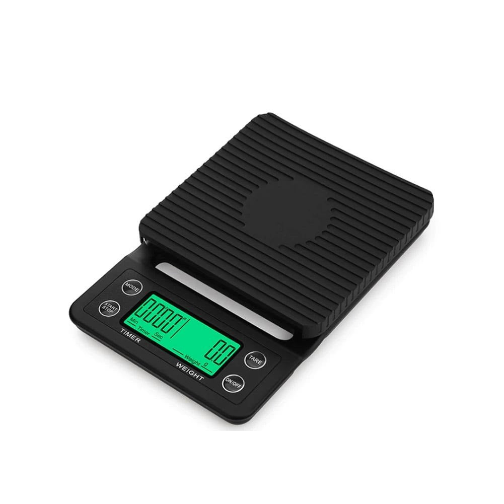 Balança e Cronometro Digital Preto - 5kg