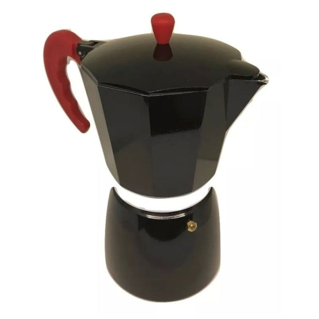 Cafeteira Italiana - Moka - 6 Xícaras - Preta