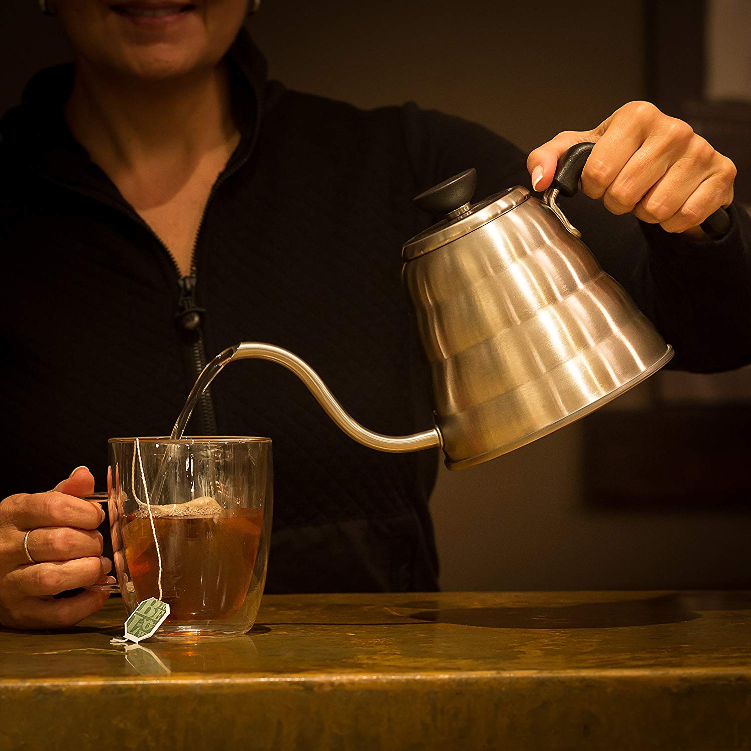 Chaleira de Aço Inoxidável de 1,2 Litros - Urbe Café