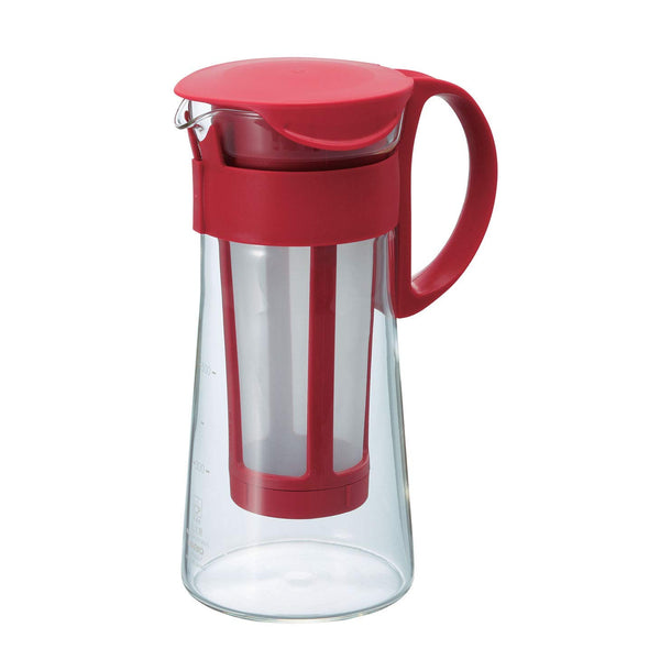 Conjunto para Cold Brew HARIO Mizudashi Vermelho - 600 ml - Urbe Café