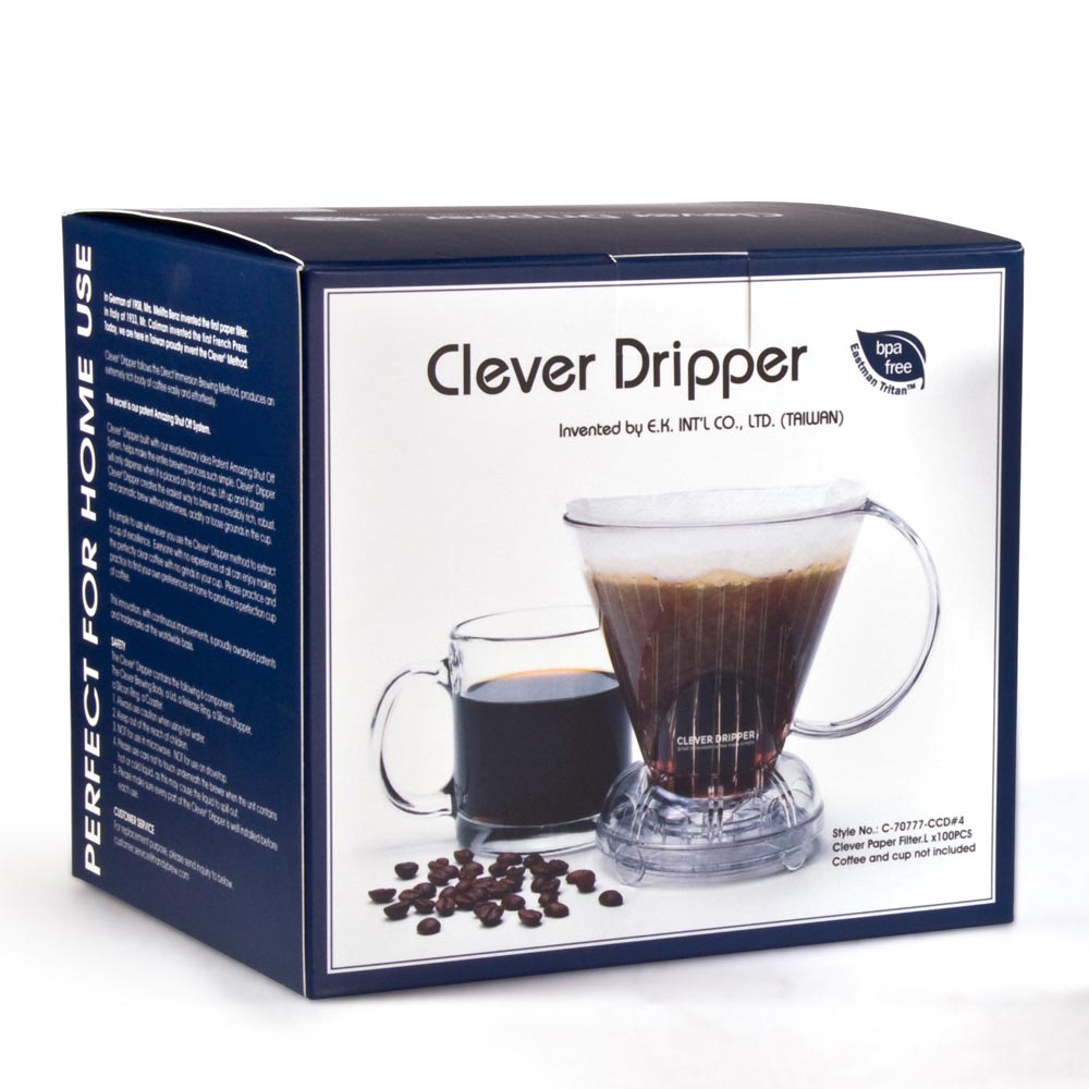 Kit Suporte Para Filtrar Café Clever Marrom - Urbe Café