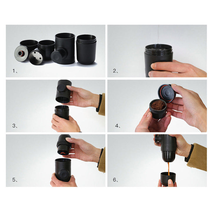 Mini Máquina de Café Espresso Portátil Manual - Urbe Café