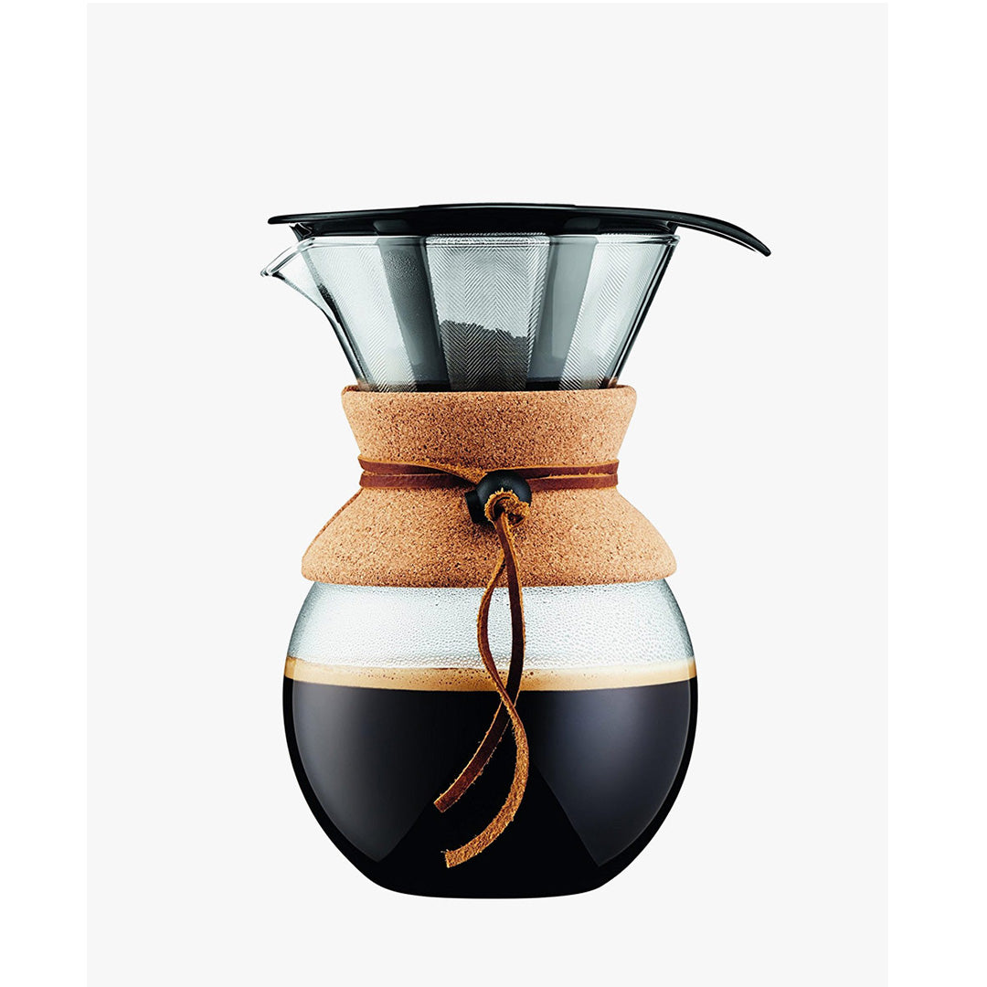 Passador de Café Bodum Pour Over com Alça de Cortiça - 500ml - Urbe Café