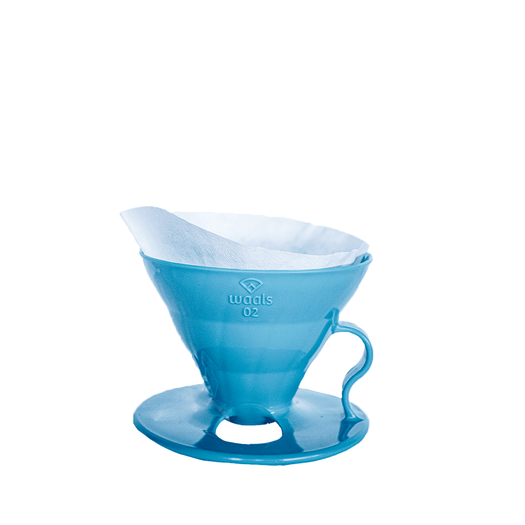 Suporte Para Filtro de Café Waals Azul - TAM 02