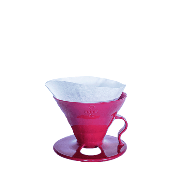 Suporte Para Filtro de Café Waals Vermelho - TAM 02