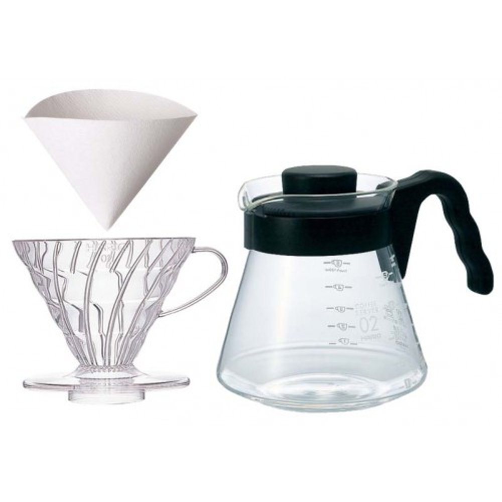 Conjunto Kit V60 para passar Café Hario - Urbe Café