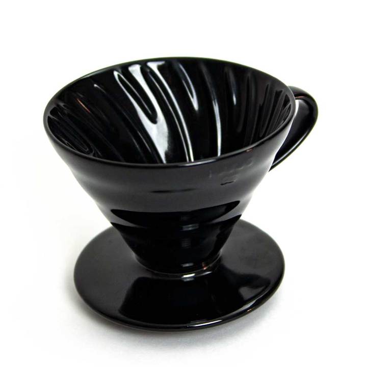 Suporte Para Filtro de Café Hario V60 Cerâmica Preto - TETSU KASUYA