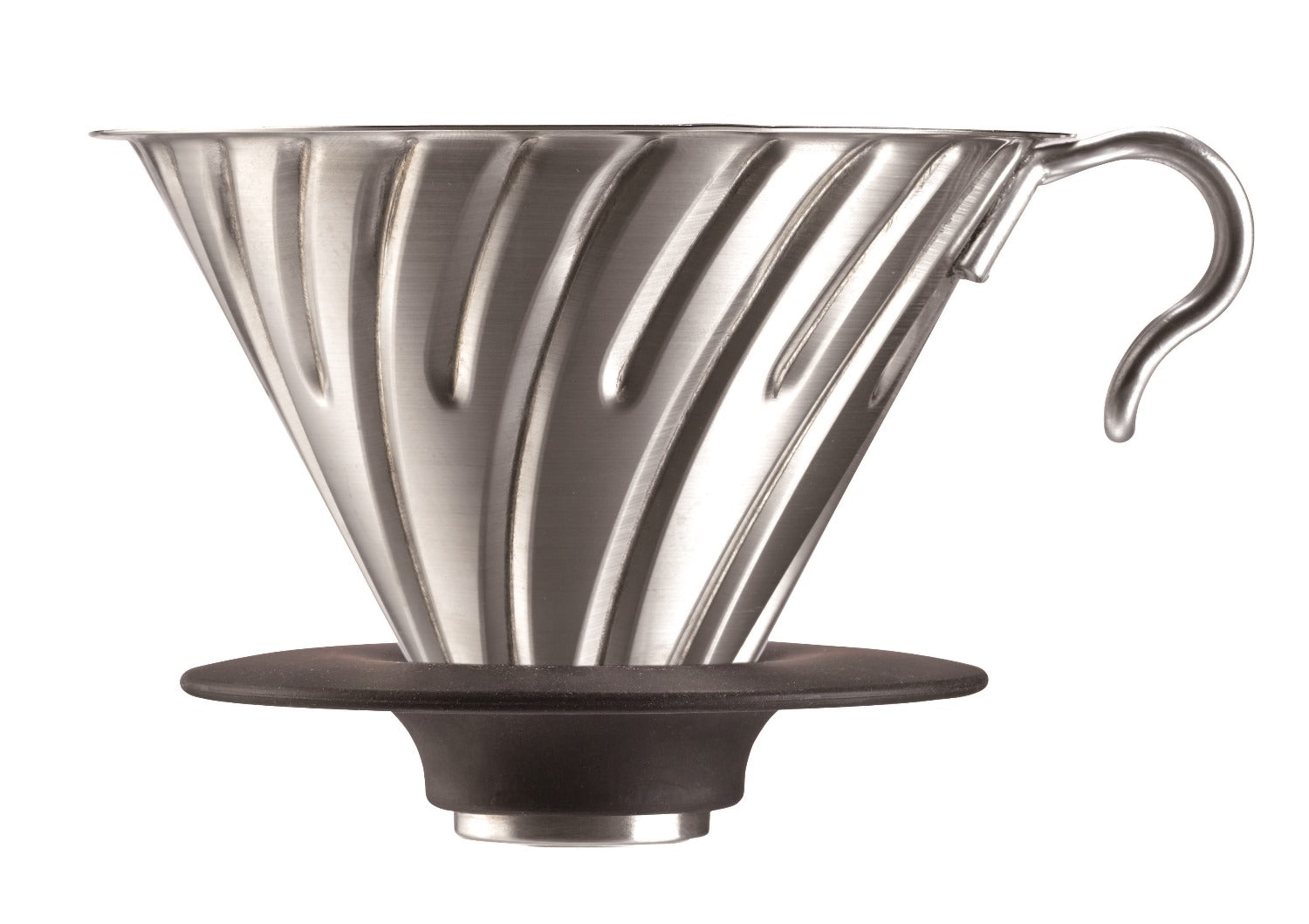 Suporte Para Filtro de Café Hario V60 Linha Fina em Metal Prata - Urbe Café