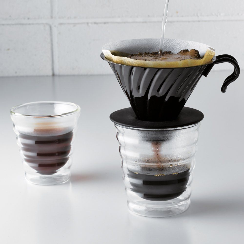 Suporte Para Filtro de Café Hario V60 Linha Fina em Metal Prata - Urbe Café